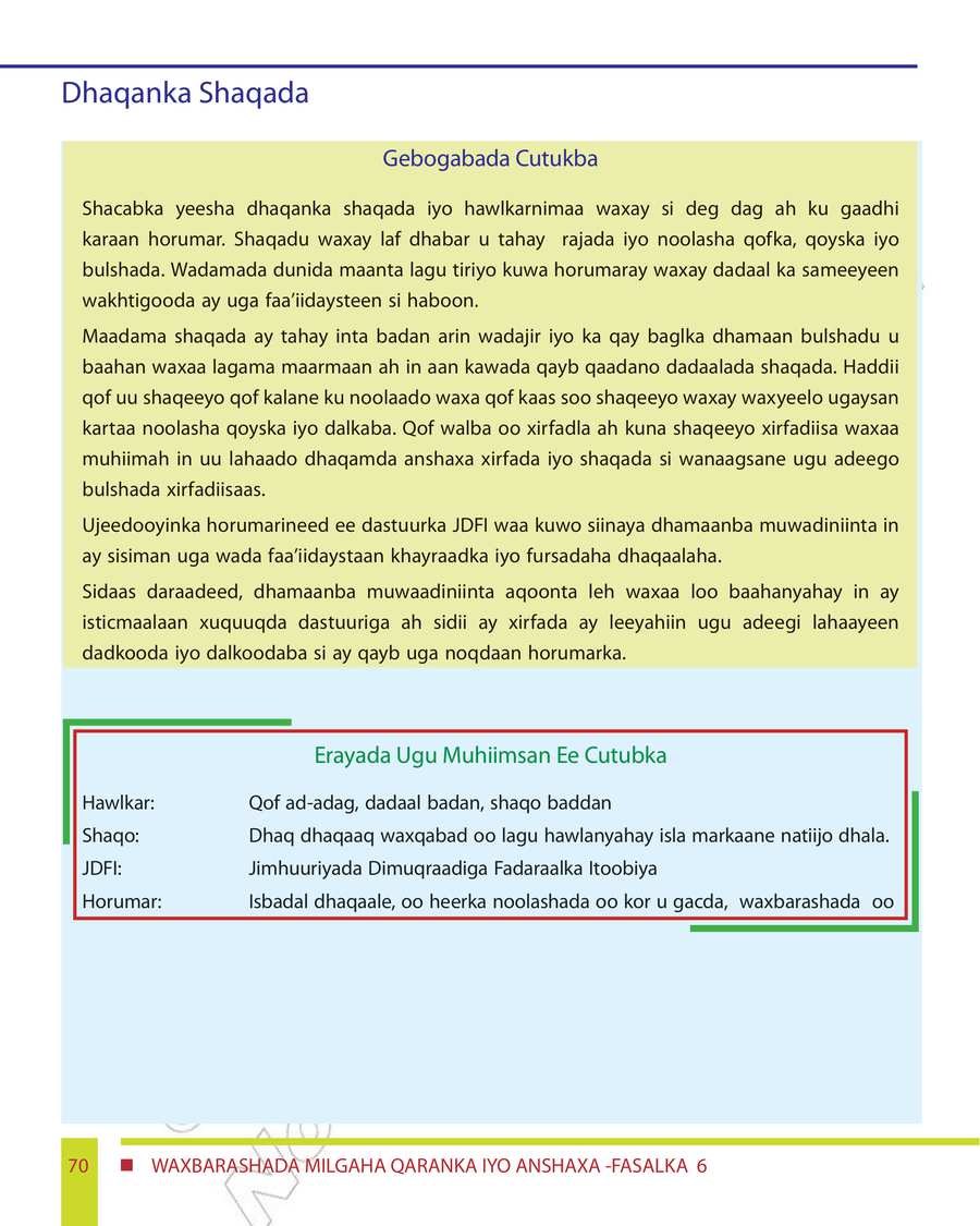 Civics and Ethical Education grade 6
                
                page 76