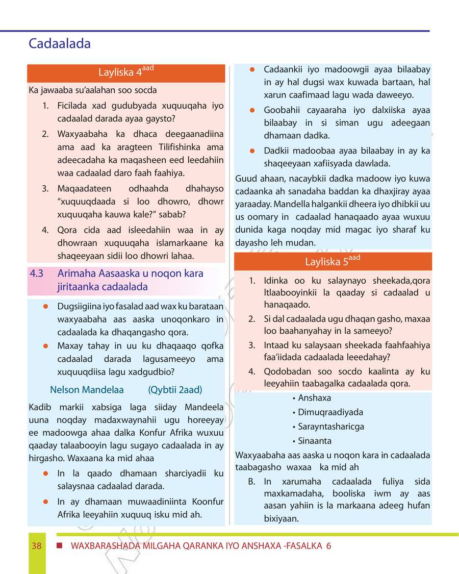 Civics and Ethical Education grade 6
                
                page 44