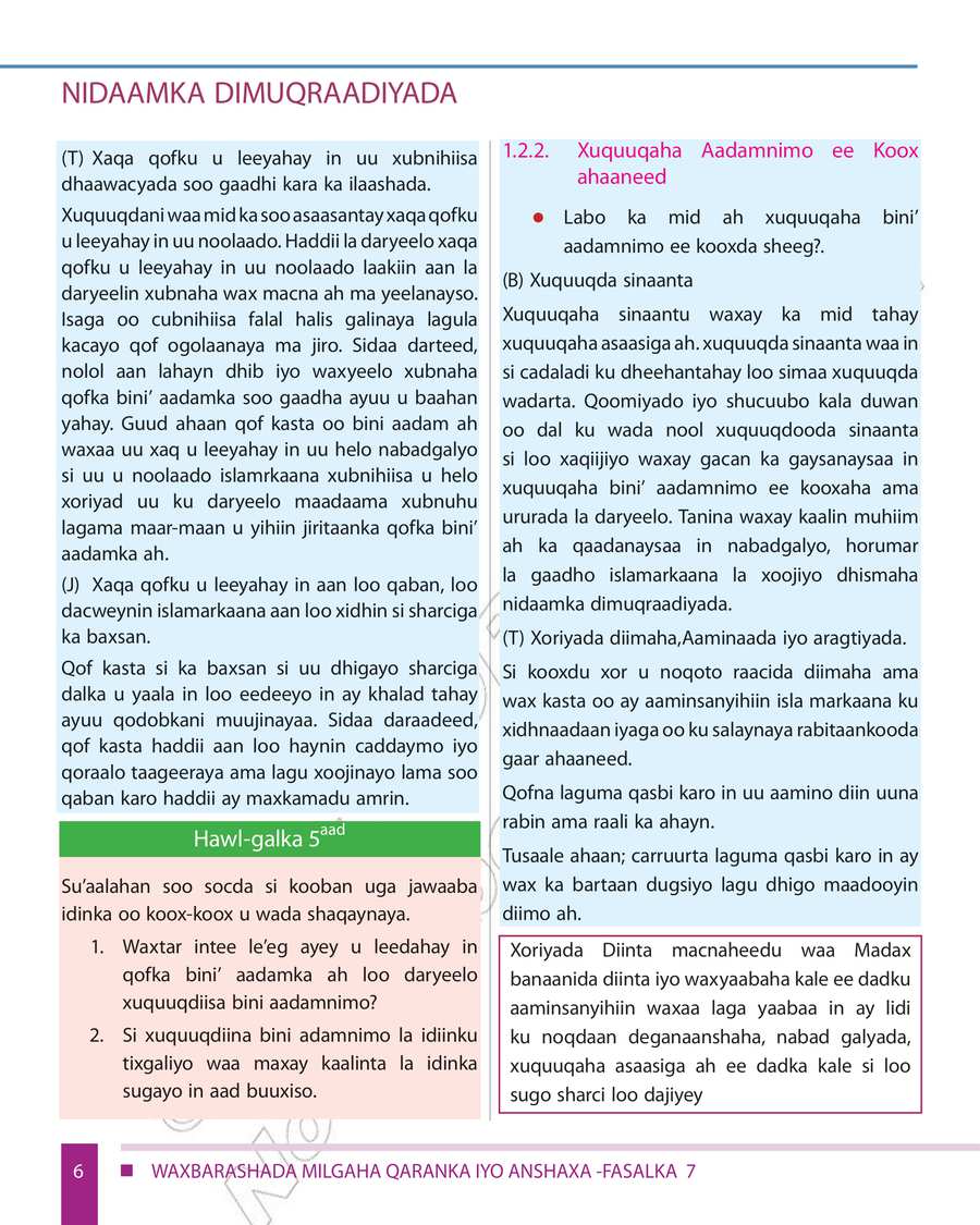 Civics and Ethical Education grade 7
                
                page 12