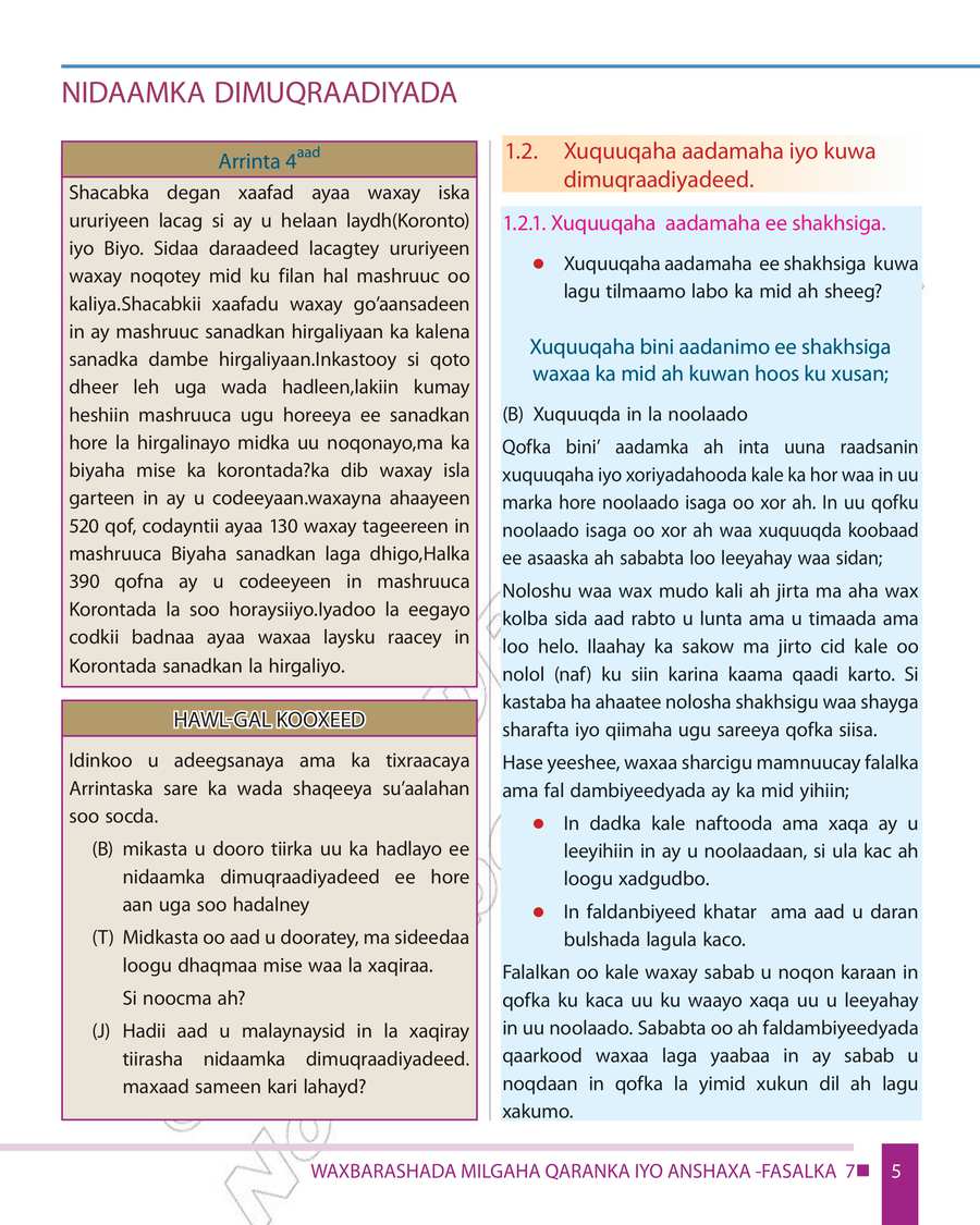 Civics and Ethical Education grade 7
                
                page 11