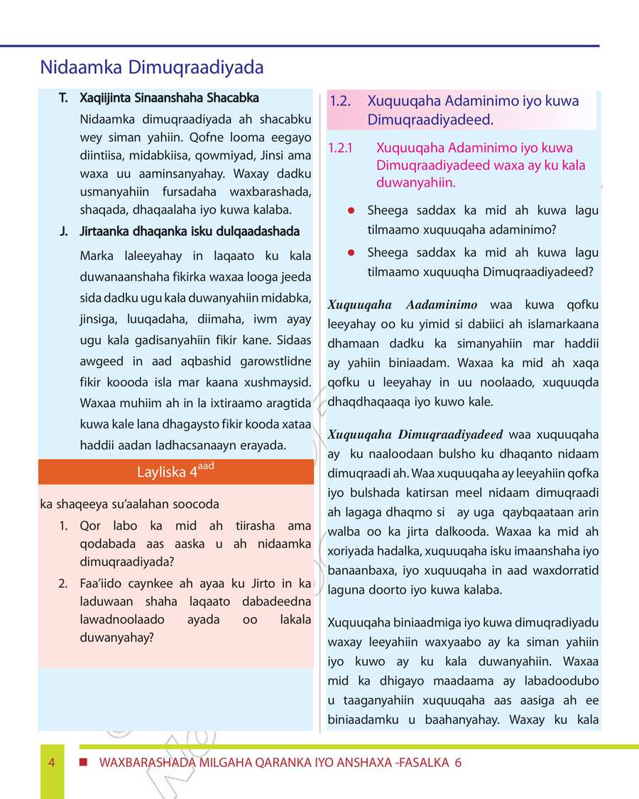 Civics and Ethical Education grade 6
                
                page 10