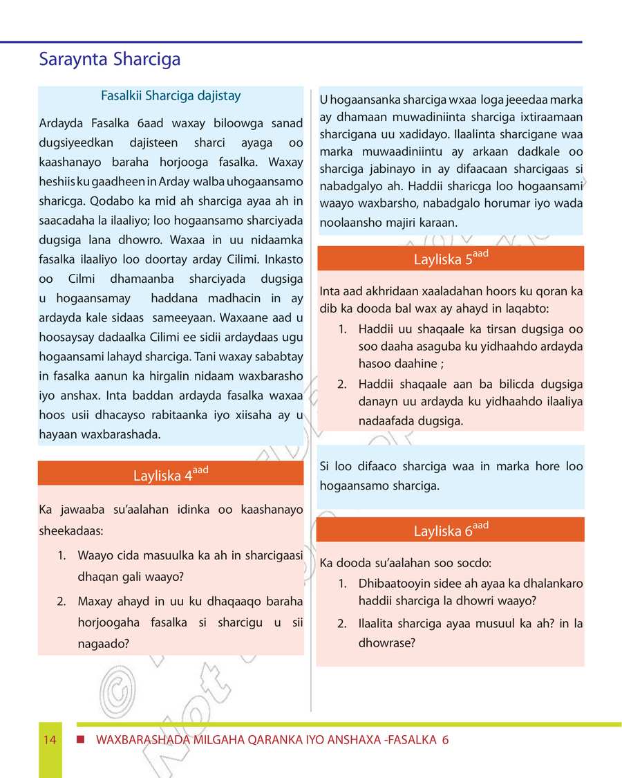 Civics and Ethical Education grade 6
                
                page 20