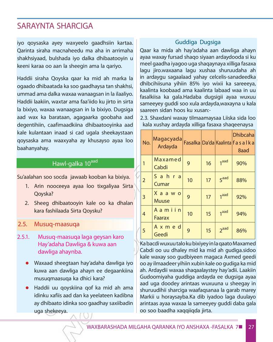 Civics and Ethical Education grade 7
                
                page 33