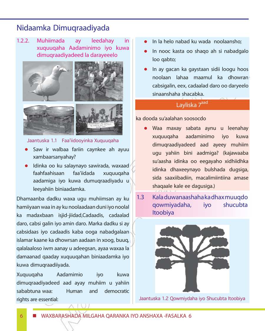 Civics and Ethical Education grade 6
                
                page 12